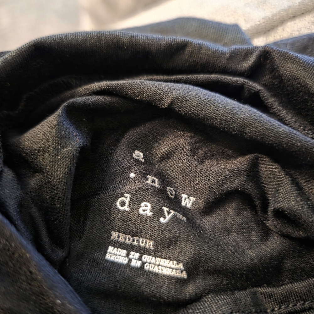 A New Day Classic Black Tee